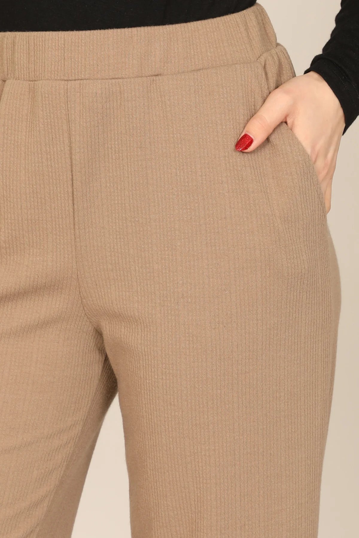 Mocha Ribbed Pants