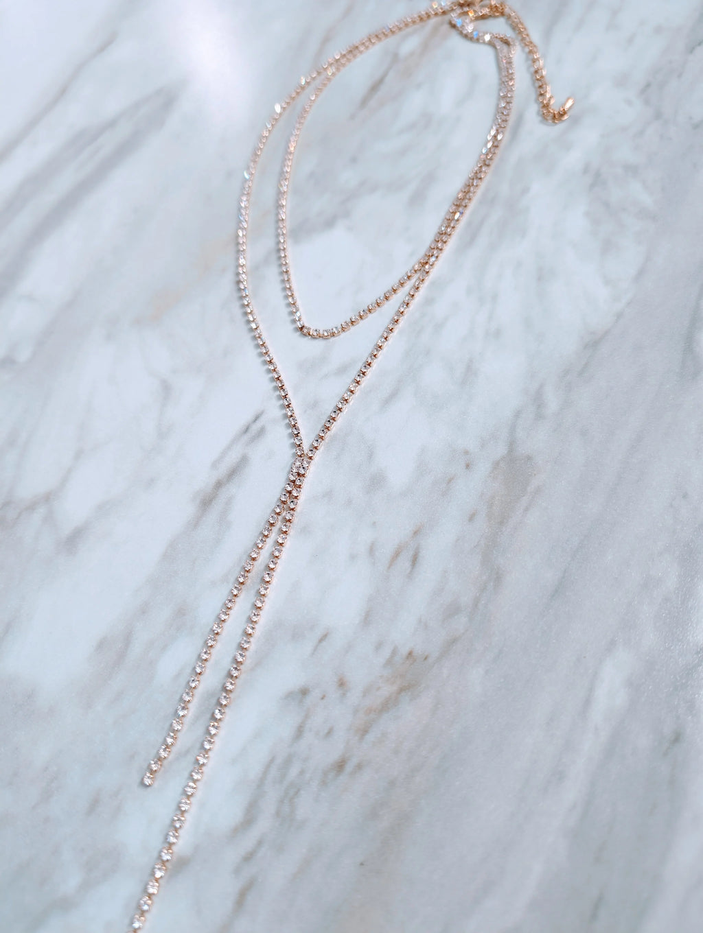 Layered Rhinestone Necklace