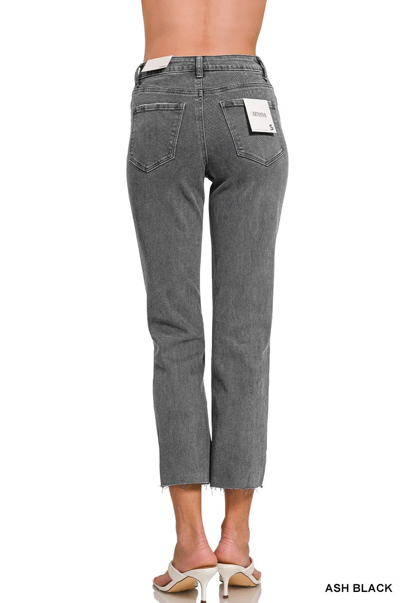 Acid Washed Denim - Ash Grey