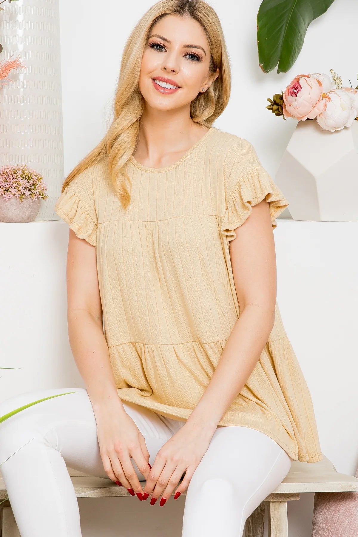 Sunshine Ribbed Tunic