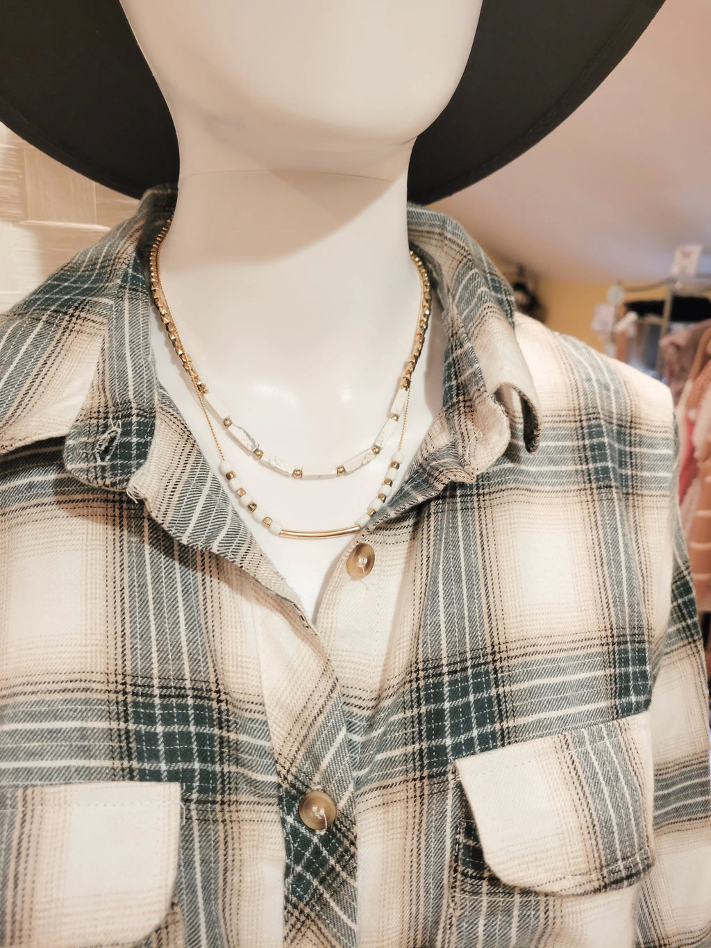 Marble Layered Necklace