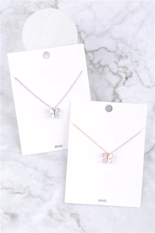 Crystal Butterfly Necklace