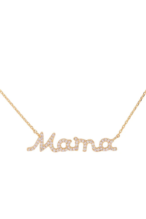 CZ Mama Necklace