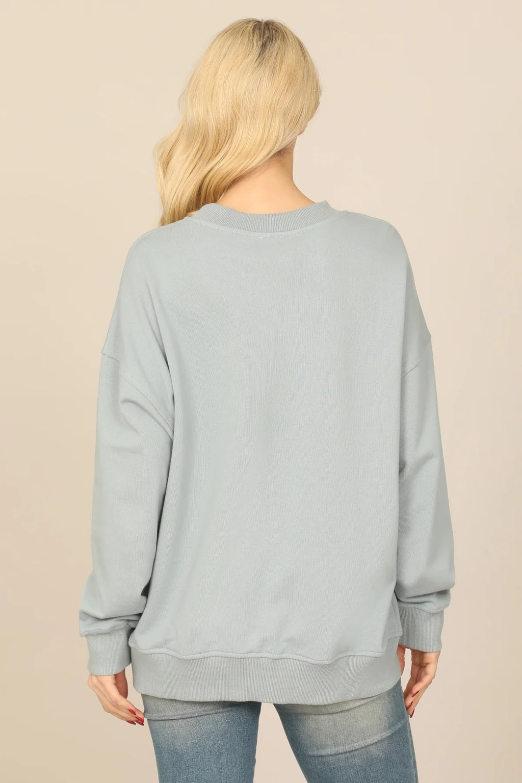 Embroidered Good Vibes Crew