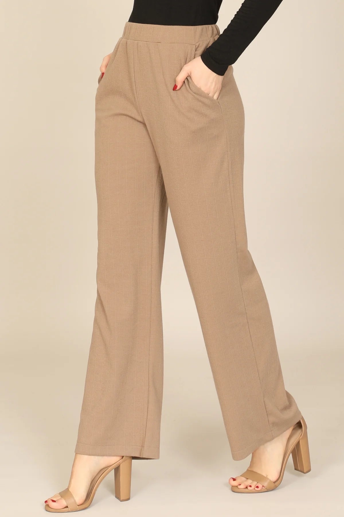 Mocha Ribbed Pants