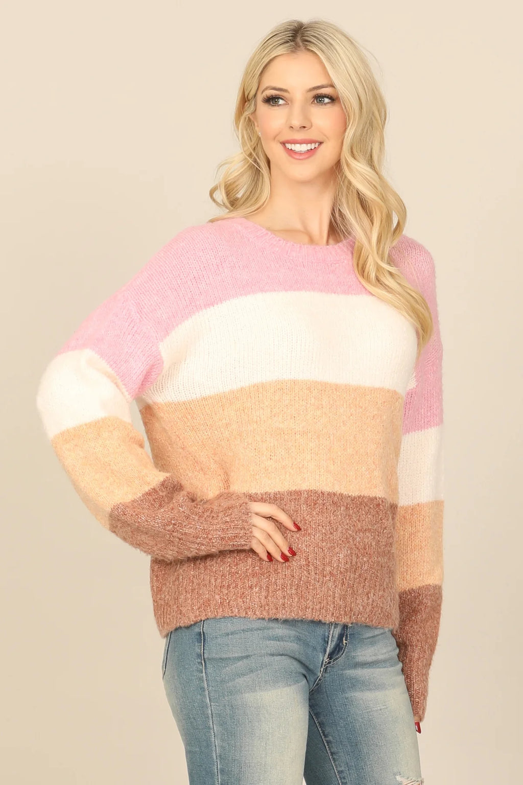 Knitted Spring Sweater