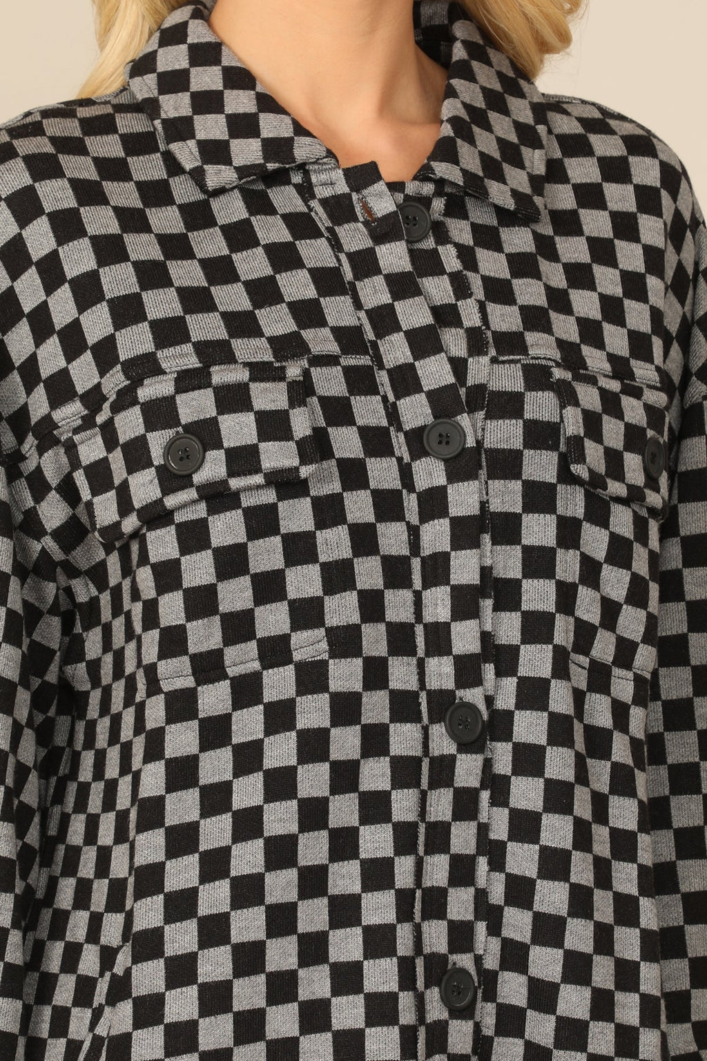 Checkered Shacket