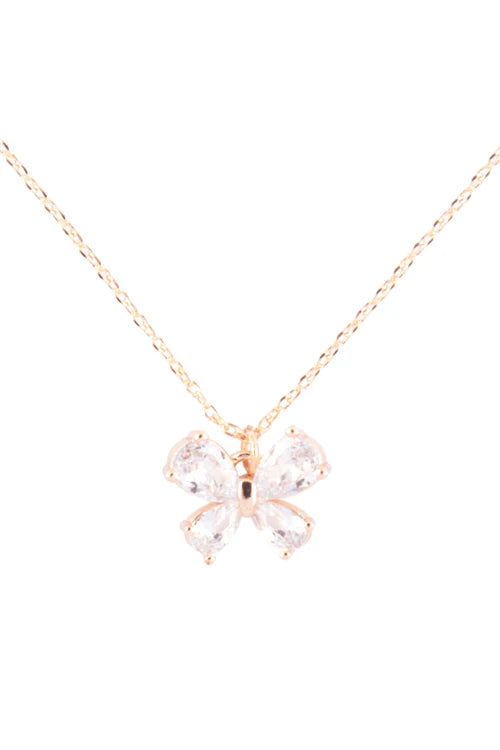 Crystal Butterfly Necklace