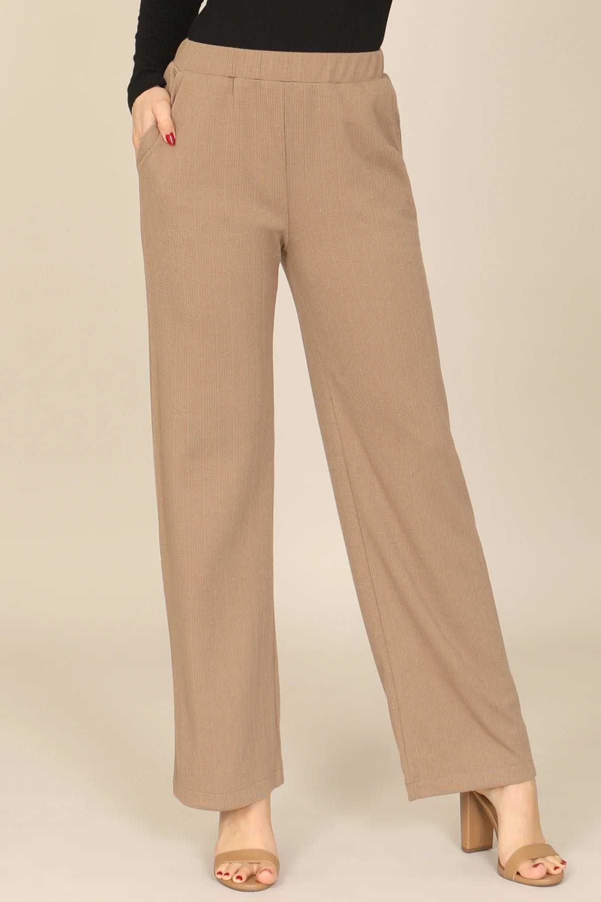 Mocha Ribbed Pants