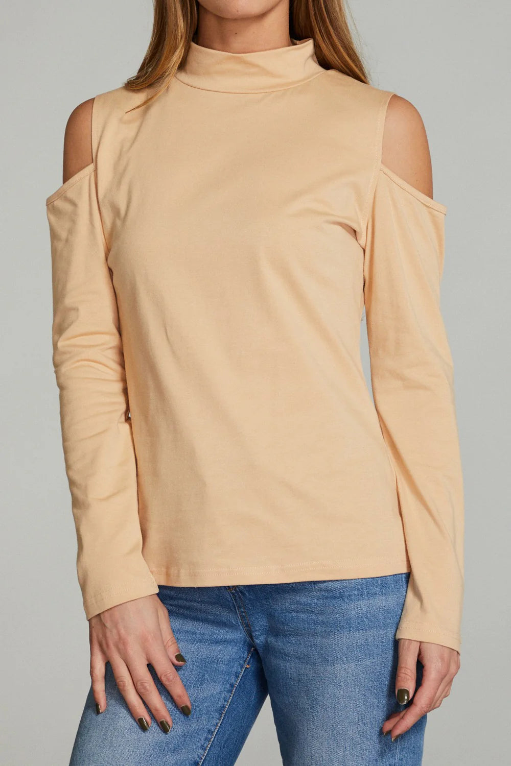 Mia Cold Shoulder Top (S-2X)