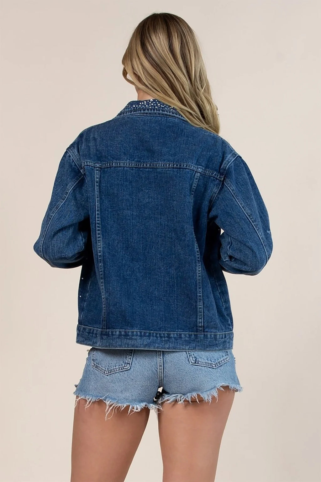 Rhinestone Denim Jacket