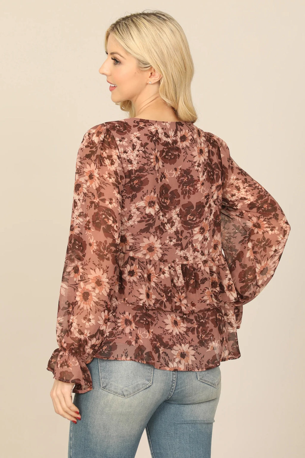 Floral Peplum Top
