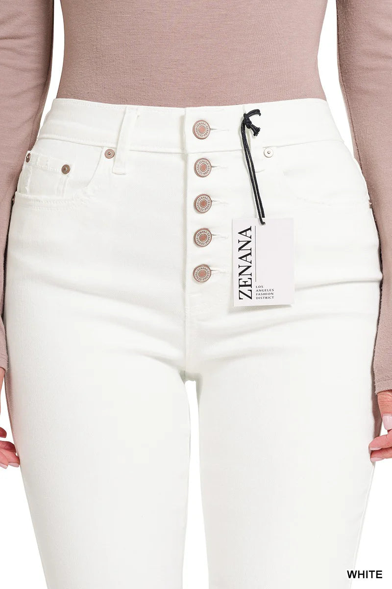 Maria White Denim