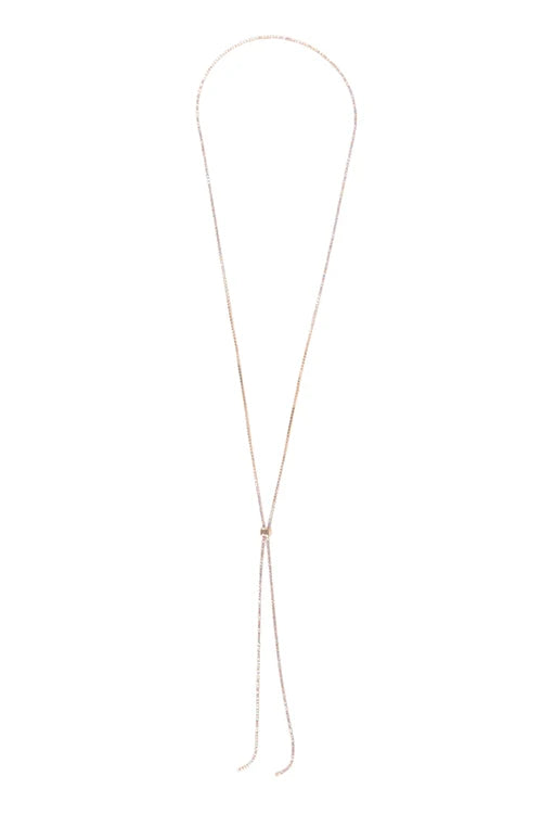 Sparkling Slider Necklace