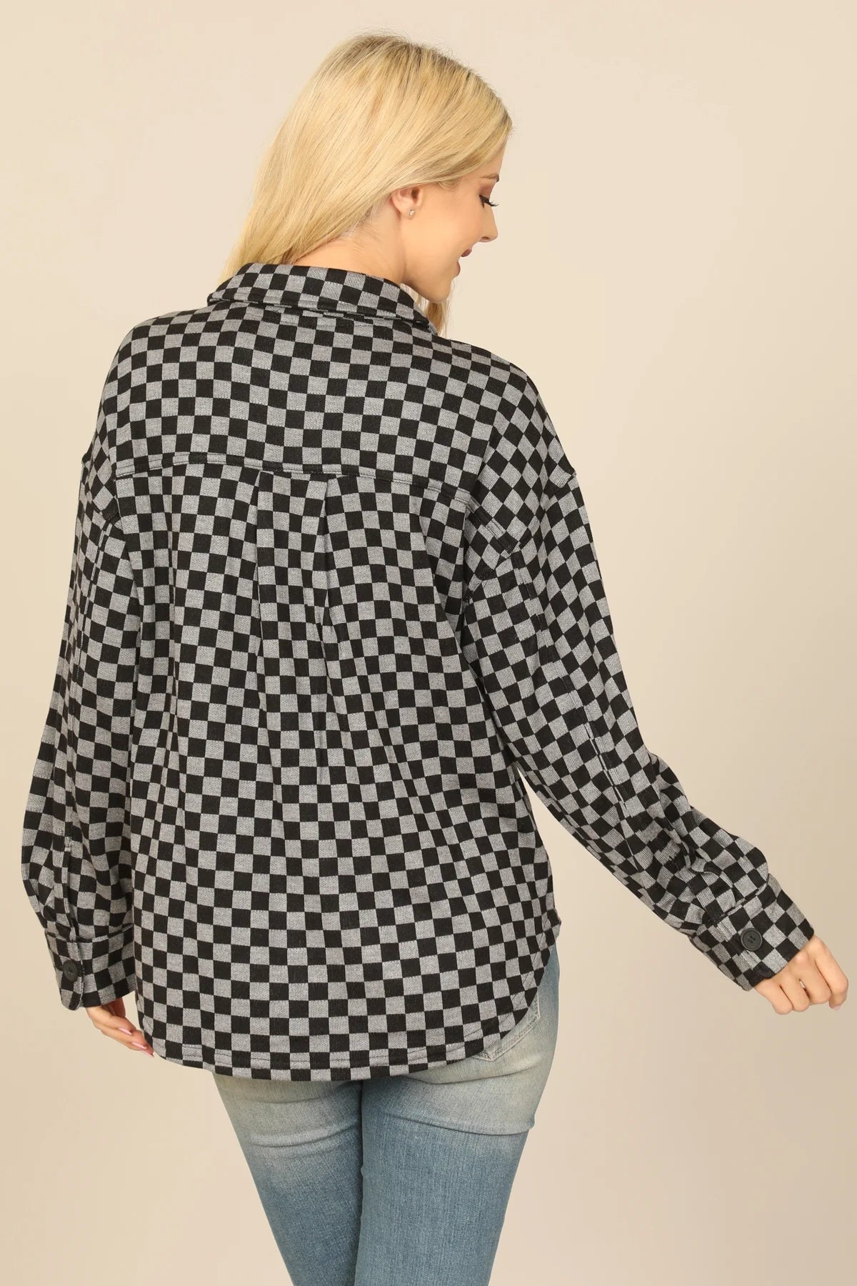 Checkered Shacket