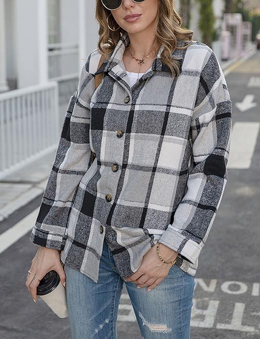 Black & Grey Shacket