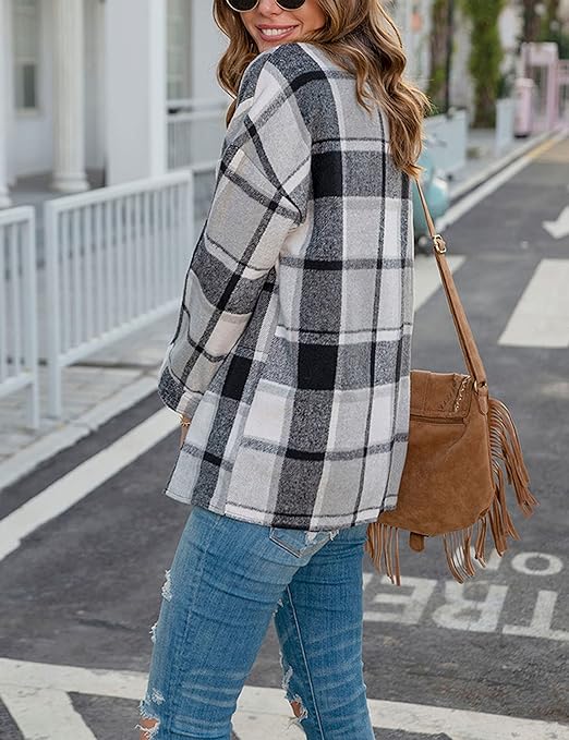 Black & Grey Shacket